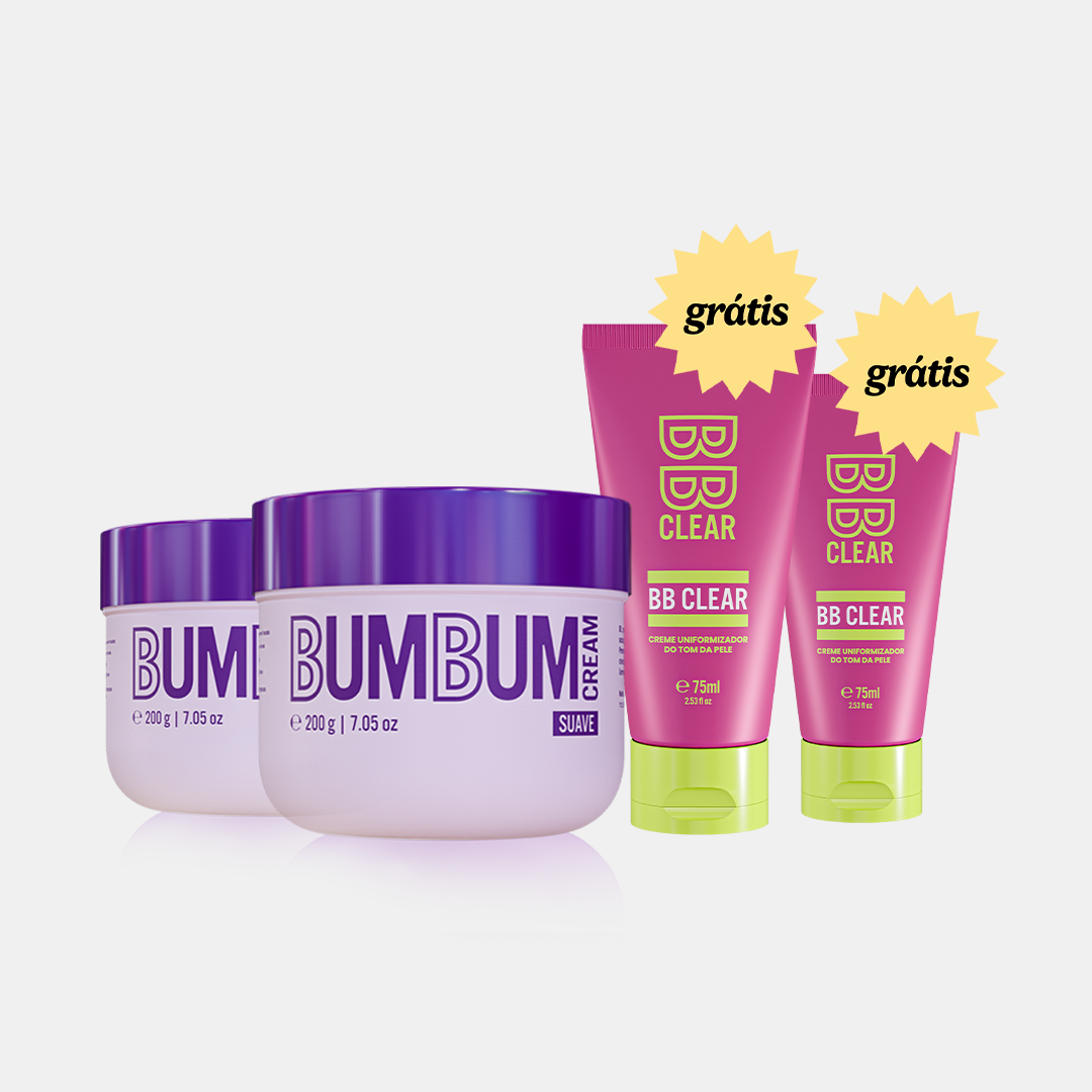 Compre 2 Bumbum Cream Suave, Leve 2 BB Clear
