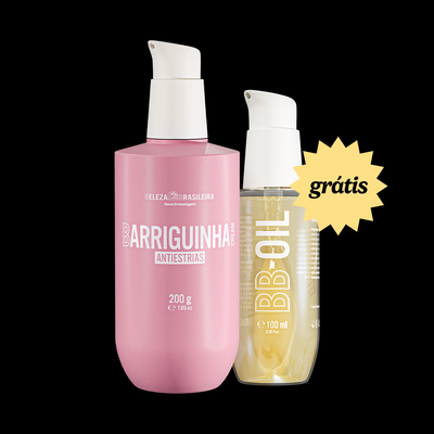 Compre Barriguinha Antiestrias, Ganhe BB Oil