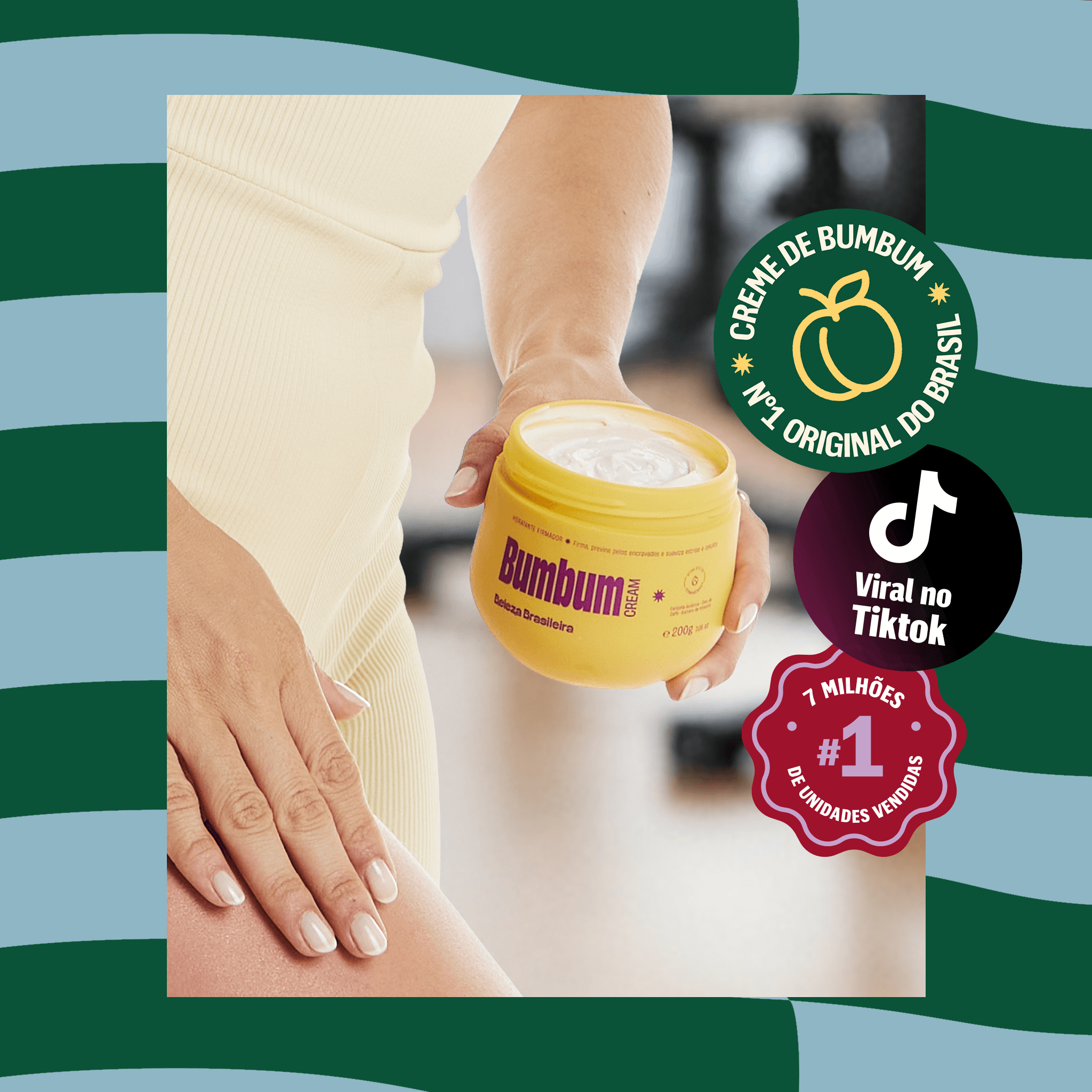 Compre 2 Bumbum Cream, Leve 2 Iogurte Corporal Hidratante