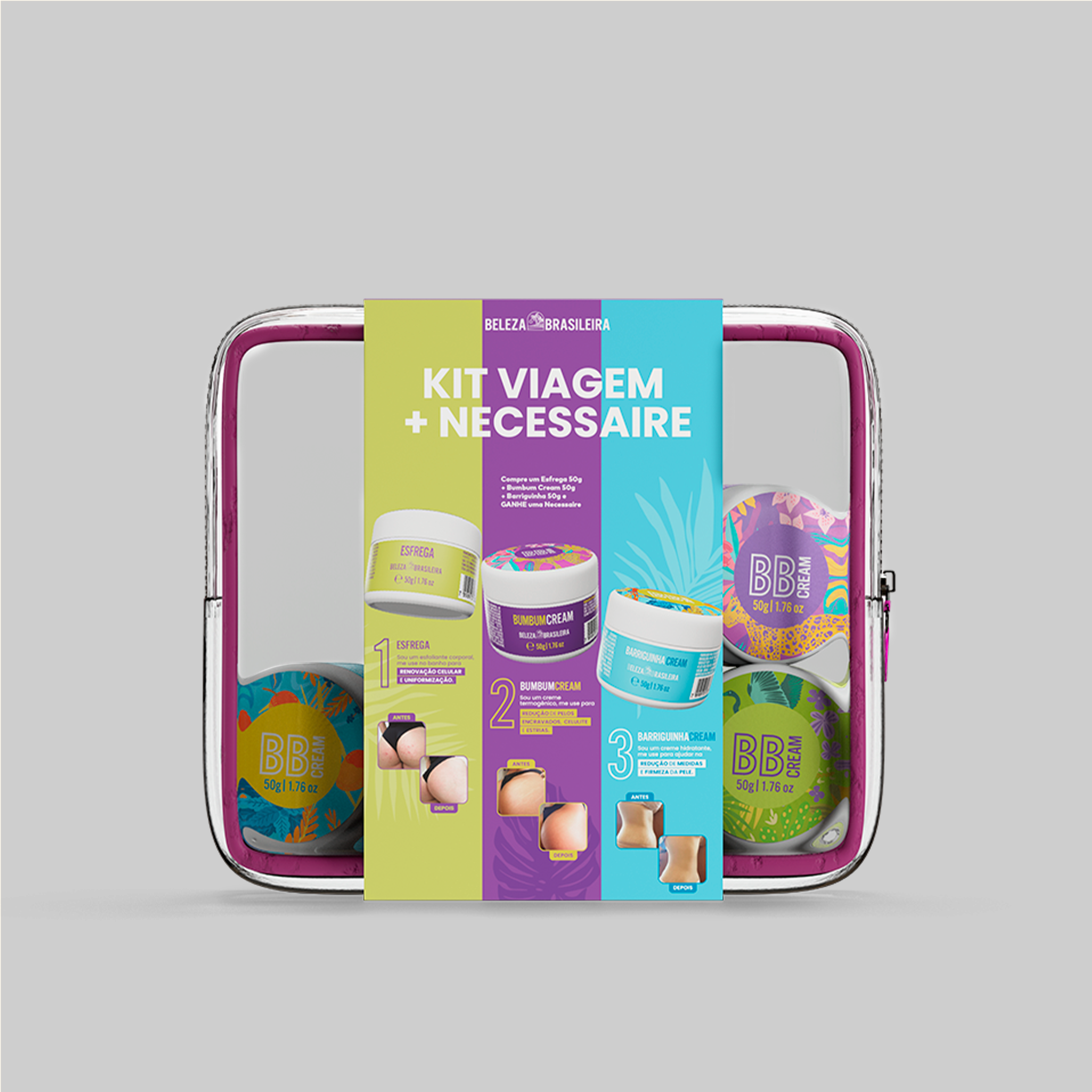 Kit Viagem + Nécessaire
