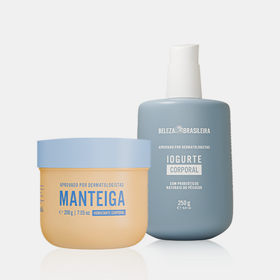 Chegaram os novos hidratantes corporais da Beleza Brasileira. Garanta hidratação e nutrição, noite e dia, para todos os momentos da sua rotina. Desenvolvido com ativos poderosos que nutrem e regulam a microbiota da pele, a Manteiga Hidratante Corporal e o Iogurte Hidratante Corporal formam o combo poderoso que uniformiza, regula e regenera a barreira cutânea corporal. Conheça já!