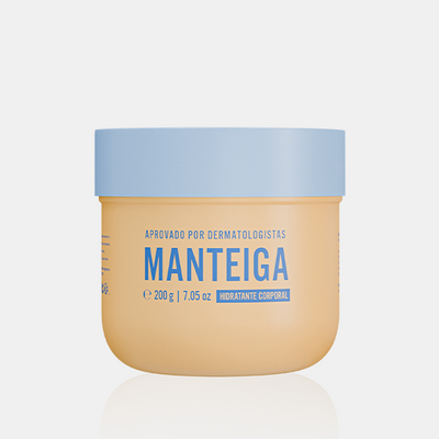 Chegou Manteiga Corporal com manteiga de pêssego, Óleo de Buriti e bioestimulador de colágeno da Beleza Brasileira. Conheça o creme hidratante que une ativos nutritivos com rápida absorção e sensorial delicioso e hidratante. Ideal pra peles secas e extrasecas, conheça já!