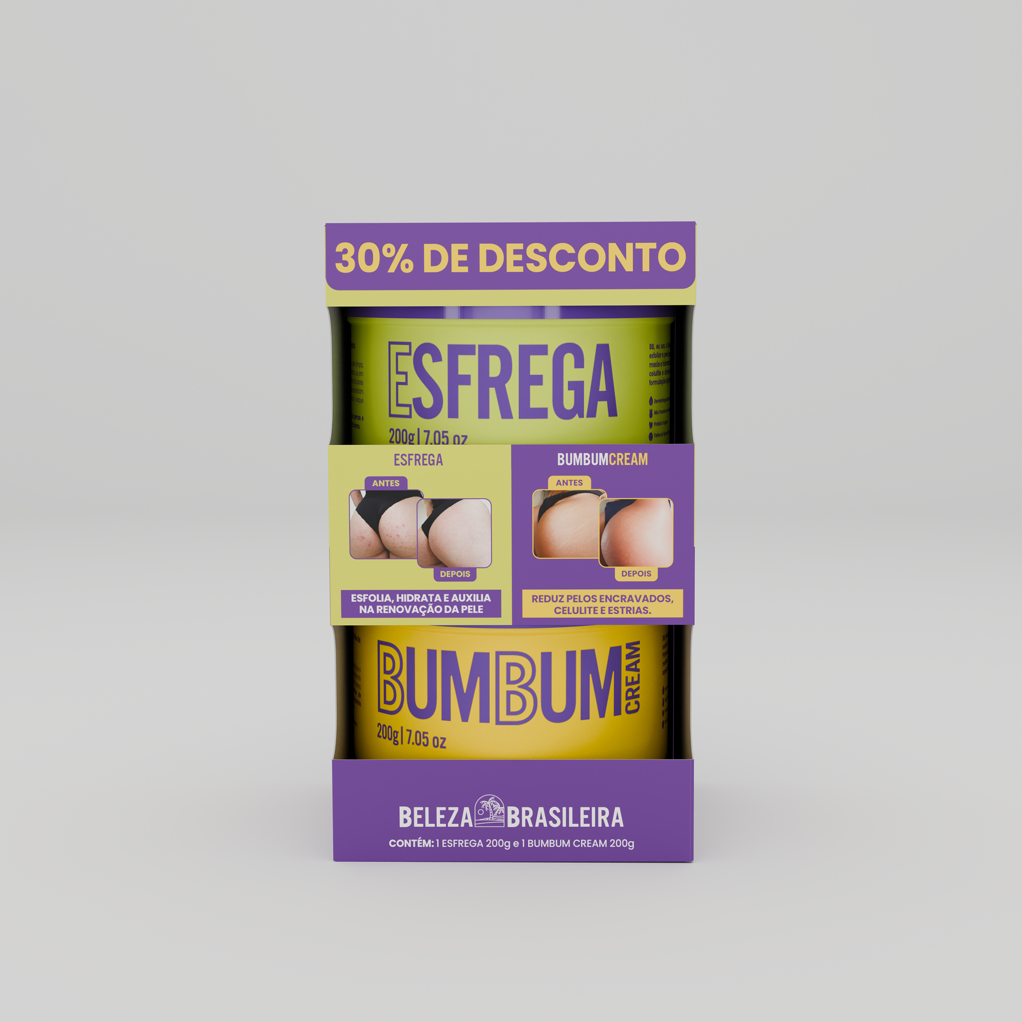 Promo pack: Bumbum Cream + Esfrega Esfoliante | Embalagem antiga