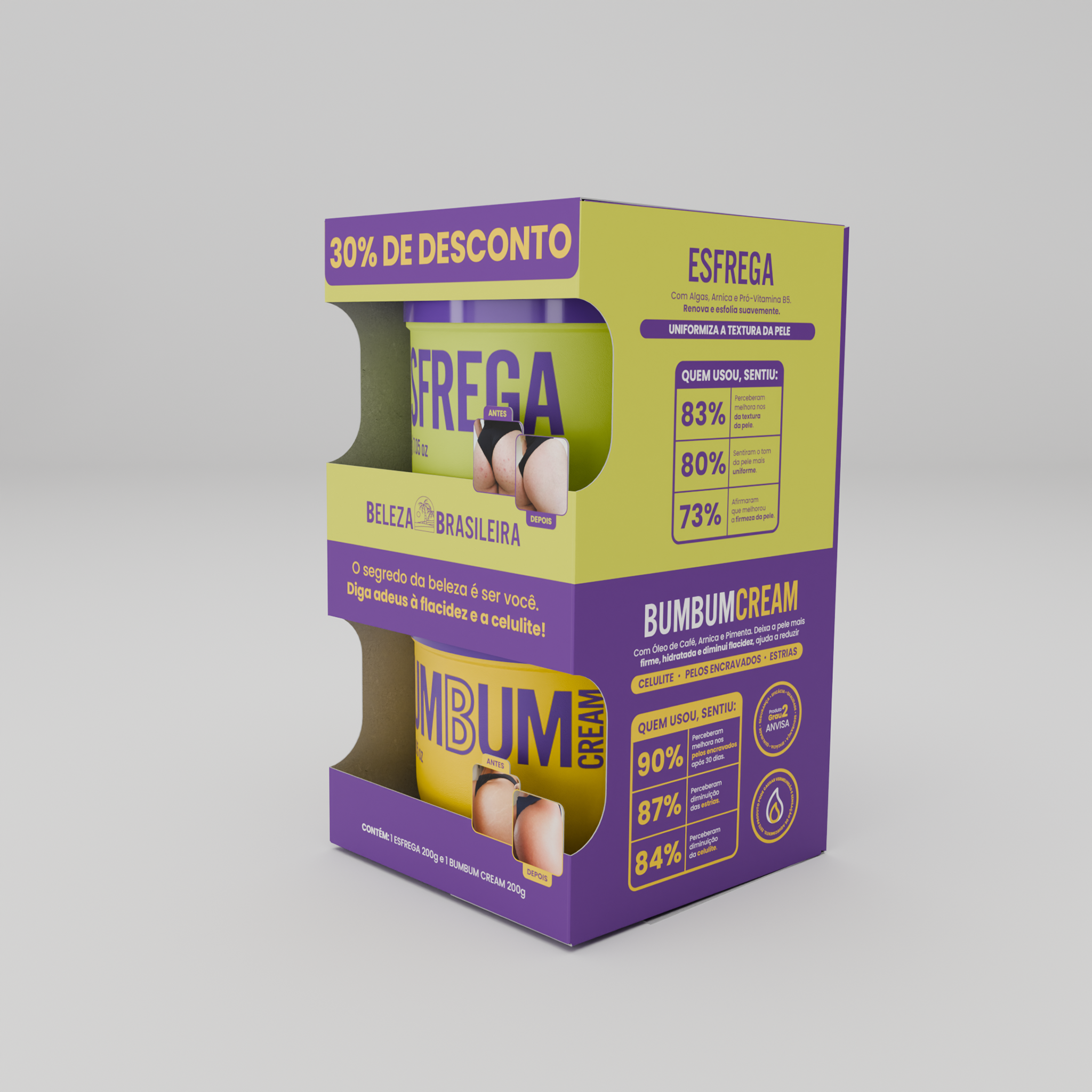 Promo pack: Bumbum Cream + Esfrega Esfoliante | Embalagem antiga