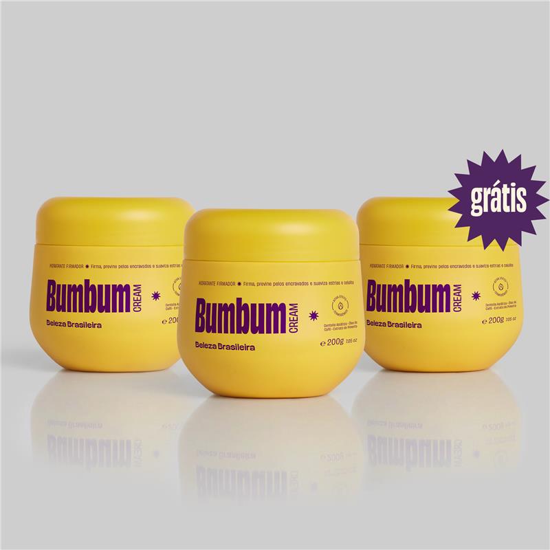 Compre 2 Bumbum Cream, Ganhe mais 1