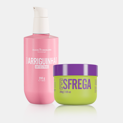 Kit Esfrega + Barriguinha Cream Antiestrias