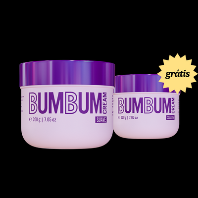 Garanta dose dupla do Bumbum Cream Suave, o queridinho da Beleza Brasileira que garante firmeza e viço na pele.