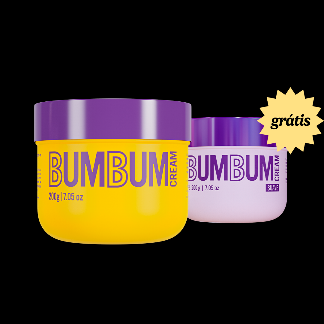 Garanta os dois mais queridinhos da Beleza Brasileira e garanta cuidado completo da Beleza Brasileira. Na compra do Bumbum Cream original leve o BB Suave.