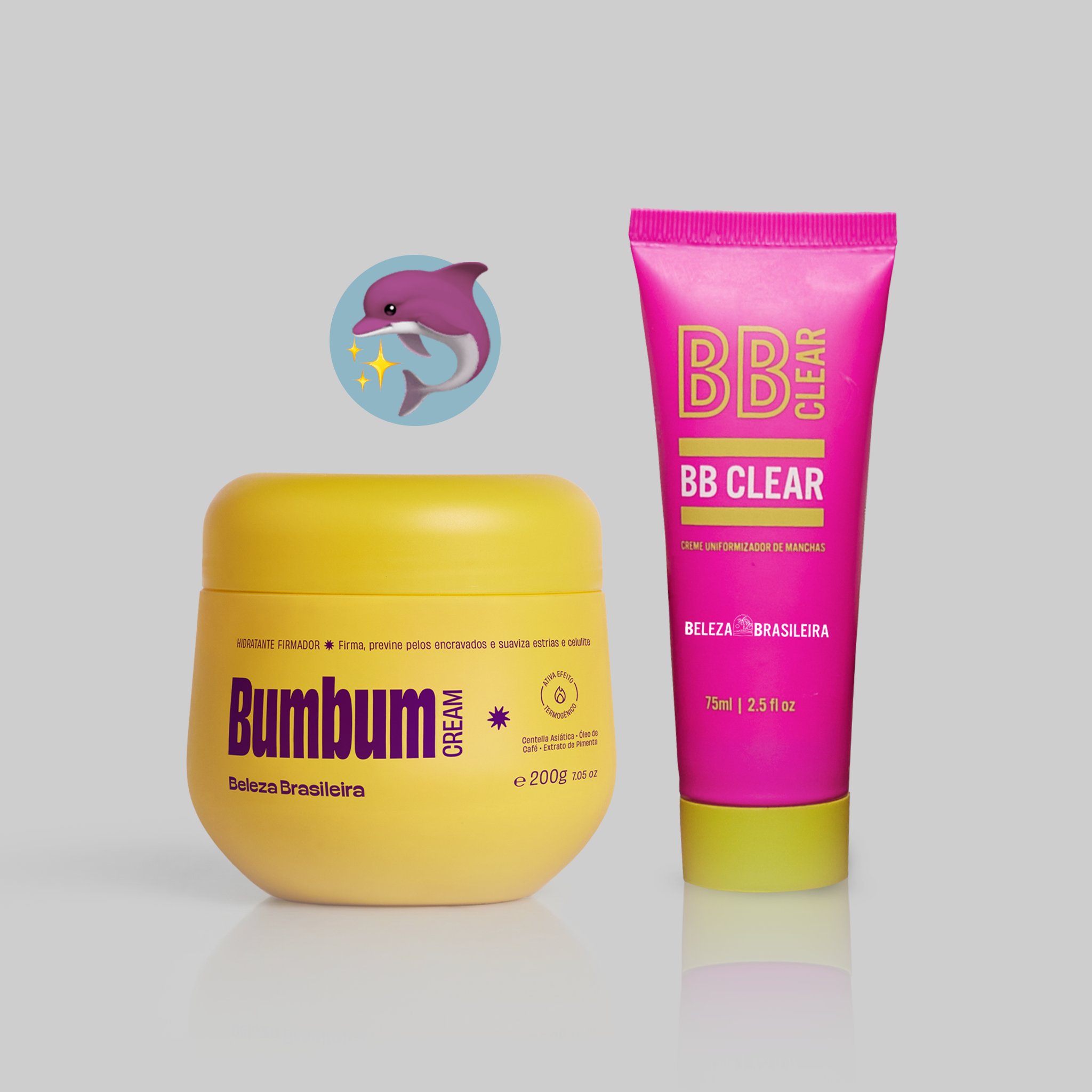 Kit Bumbum Cream e BB Clear para Textura e Manchas | Beleza Brasileira