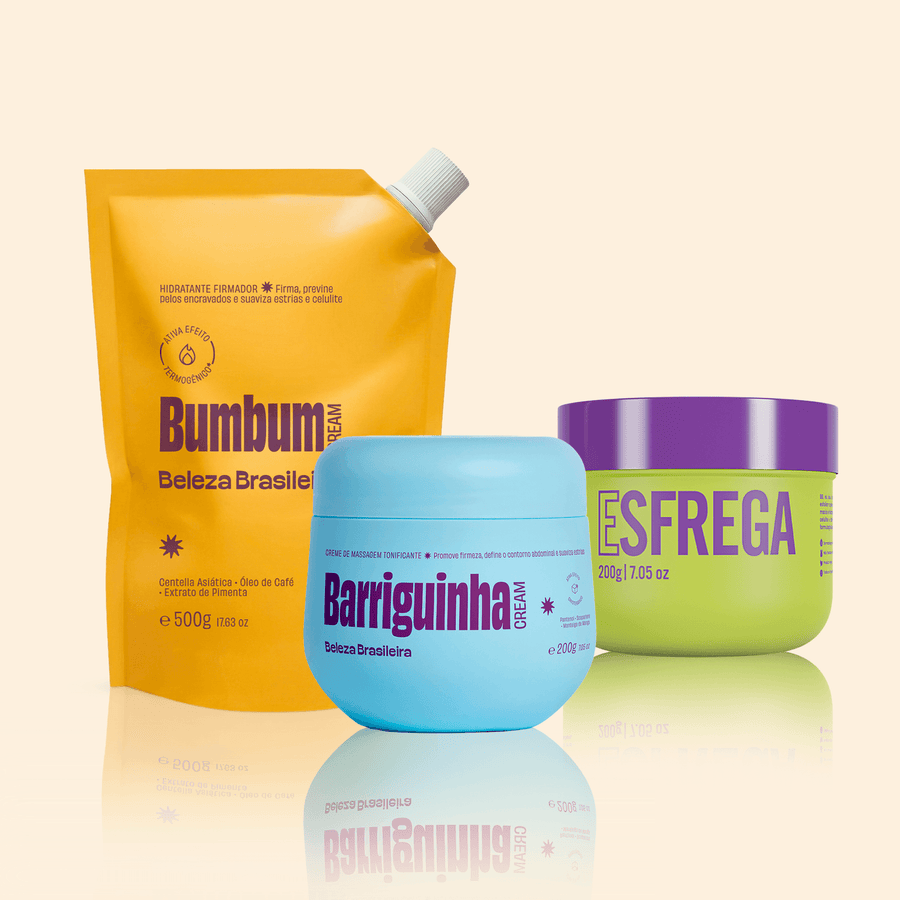 Kit Bumbum Refil + Barriguinha + Esfrega