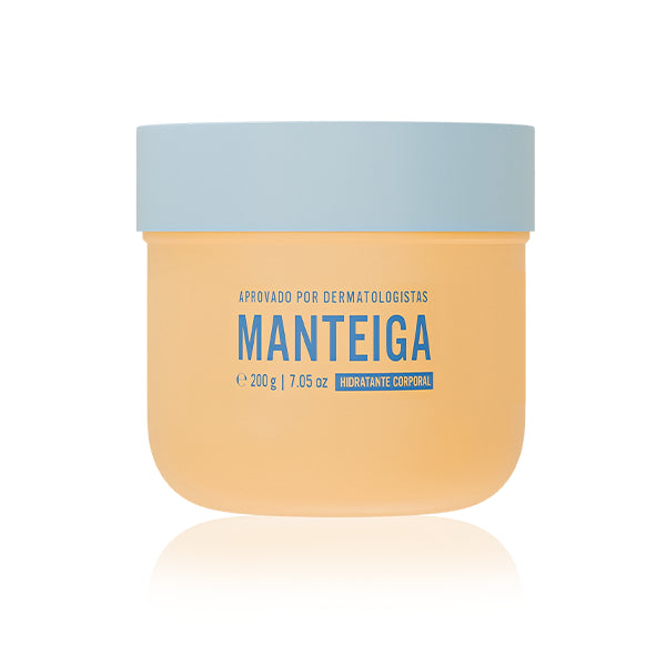 Chegou Manteiga Corporal com manteiga de pêssego, Óleo de Buriti e bioestimulador de colágeno da Beleza Brasileira. Conheça o creme hidratante que une ativos nutritivos com rápida absorção e sensorial delicioso e hidratante. Ideal pra peles secas e extrasecas, conheça já!