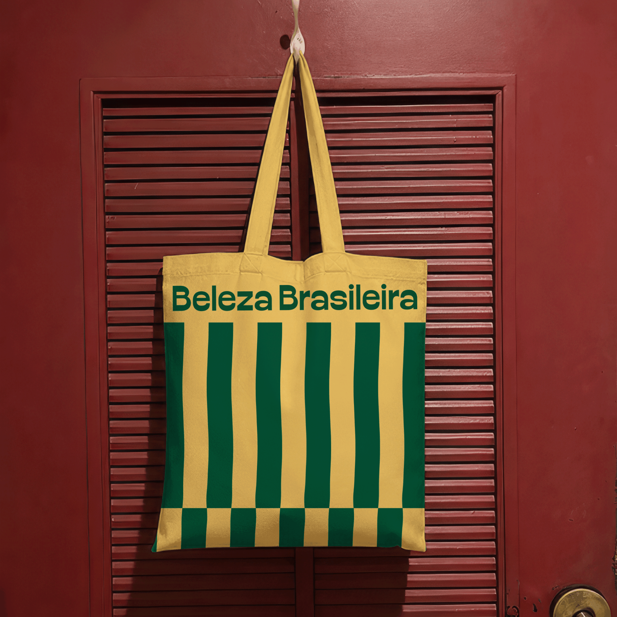 Sacola Reutilizável Verde Amarela
