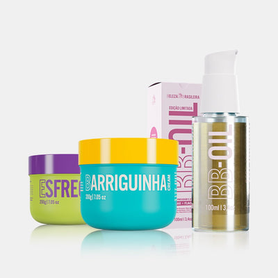 Barriguinha + Esfrega + BB - Oil Grátis - BELEZA BRASILEIRAkit