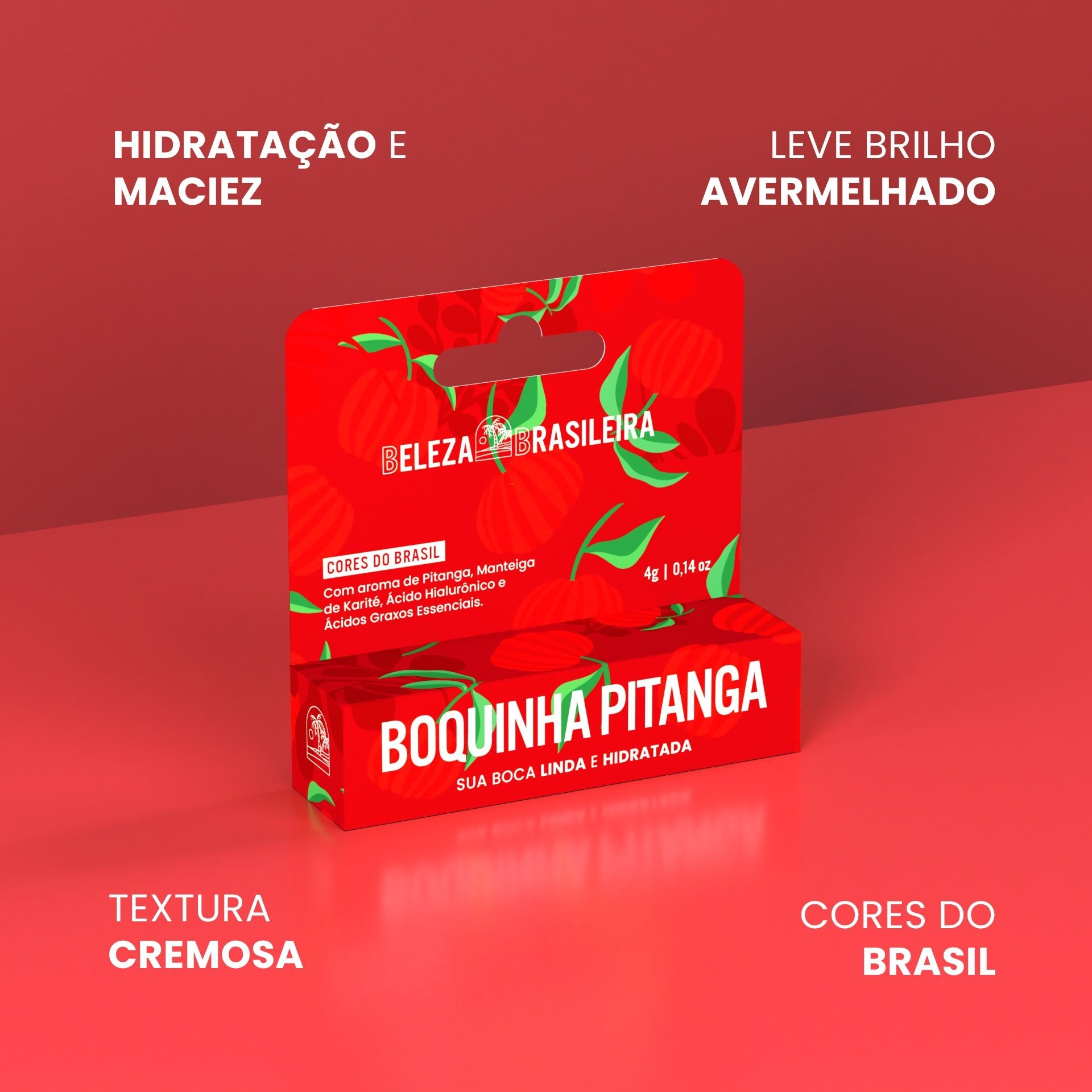 Boquinha Cream Pitanga - BELEZA BRASILEIRAlip balm