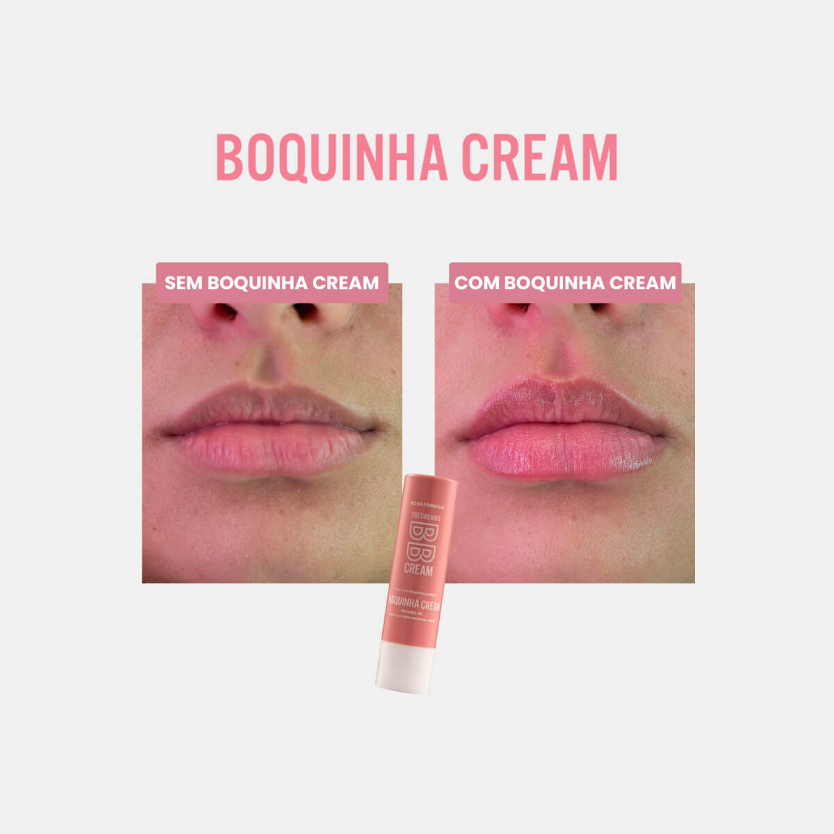 Kit 3 Boquinha Cream - BELEZA BRASILEIRAlip balm